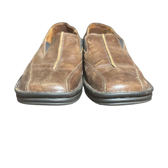 Josef Seibel Comfort loafer Sz 7.5 eu 40 Men Brown Leather Slip On sz 9 women’s - Picture 8 of 11